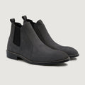 Clarkson Chelsea Grey Nubuck Læderstøvler - StudGuard til Mænd