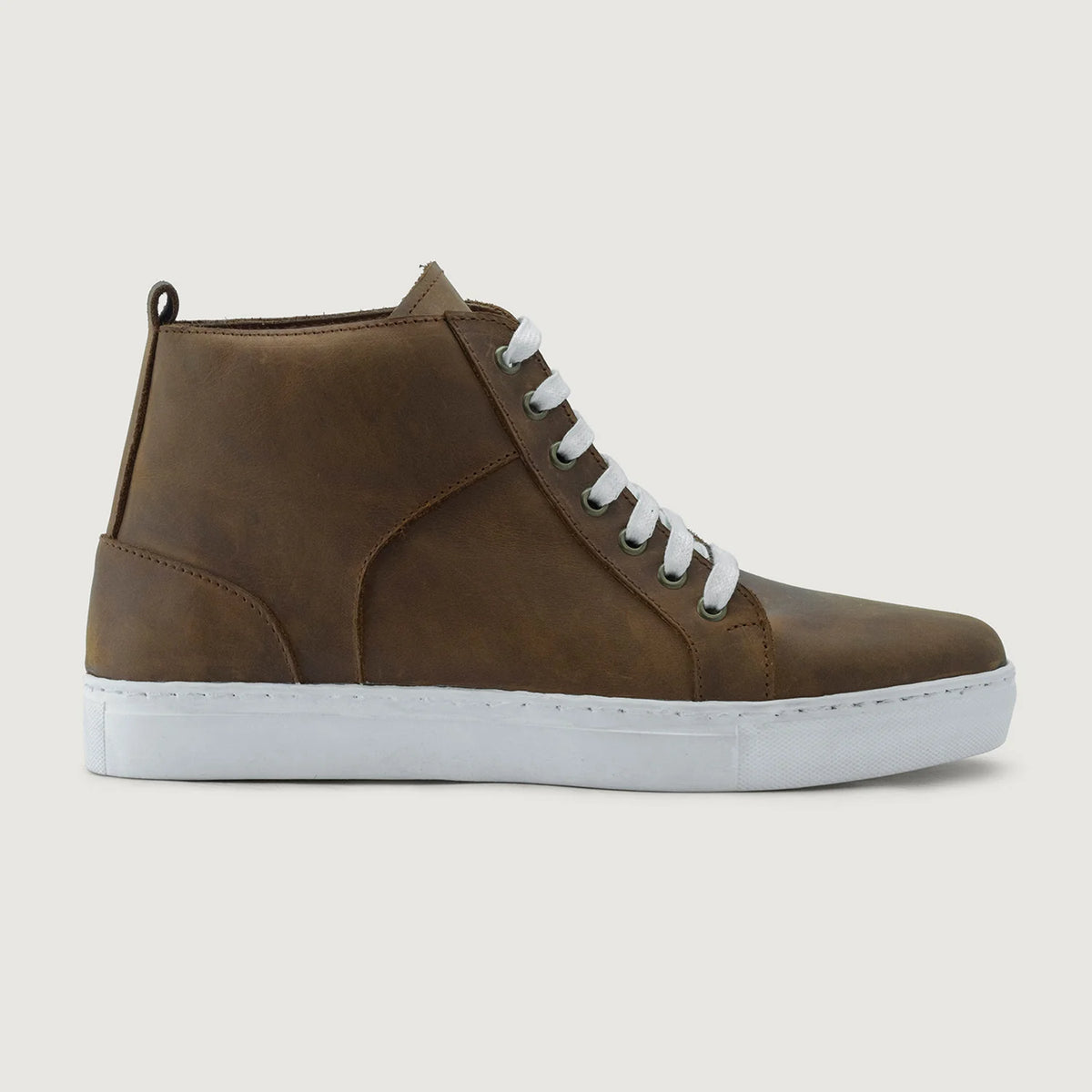Burnt Copper Full-Grain leather Sneakers - Goodyear welt-konstruktion og tåboks