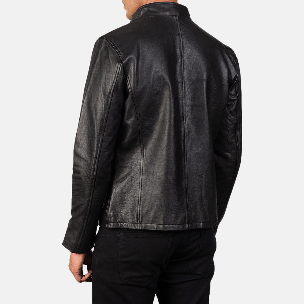Authentic Cowhide Leather with Semi-aniline Finish Grain Texture & Heavy-Duty Seam Stitching Detail