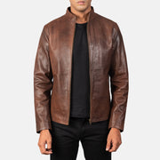 Alex Læder Bikerjakke til Mænd – alternate product view 1