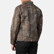 Alex Læder Bikerjakke til Mænd – alternate product view 5