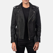 
Allaric Alley Bikerjakke i Læder til Mænd – alternate product view 1