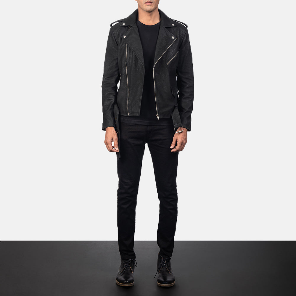 
Allaric Alley Bikerjakke i Læder til Mænd – alternate product view 4