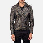 
Allaric Alley Bikerjakke i Læder til Mænd – alternate product view 1