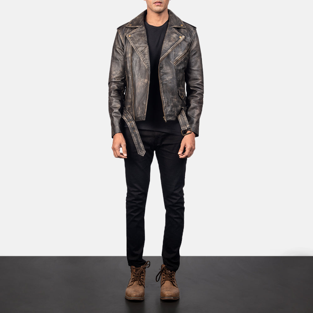 
Allaric Alley Bikerjakke i Læder til Mænd – alternate product view 4