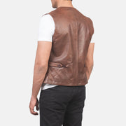Authentic Cowhide Leather with Pull-up Finish Grain Texture & Heavy-Duty Seam Stitching Detail