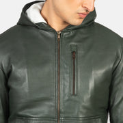 Baston Læder Bomberjakke til Mænd – alternate product view 6