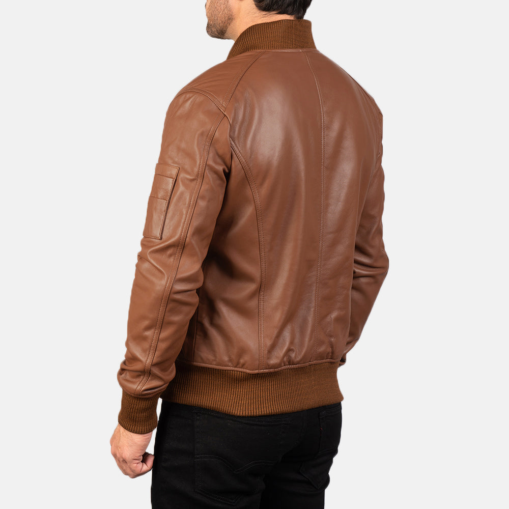 
Bomia MA-1 Bomberjakke i Læder til Mænd – alternate product view 5