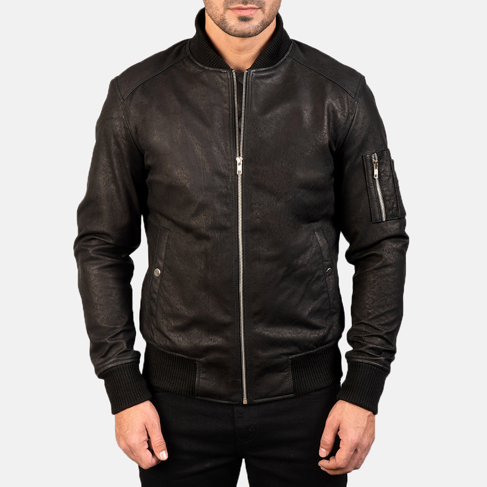 
Bomia MA-1 Bomberjakke i Læder til Mænd – alternate product view 3