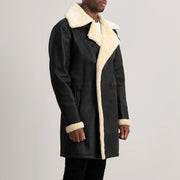 
Charles Læderfrakke Brun Shearling Læderfrakke til Mænd – alternate product view 2