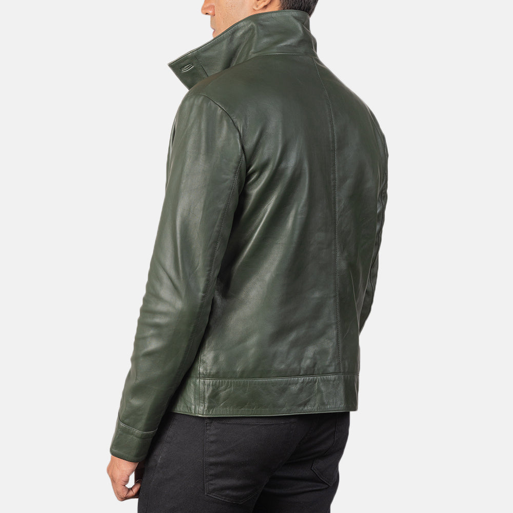 Columbus Læder Bomberjakke til Mænd – alternate product view 5