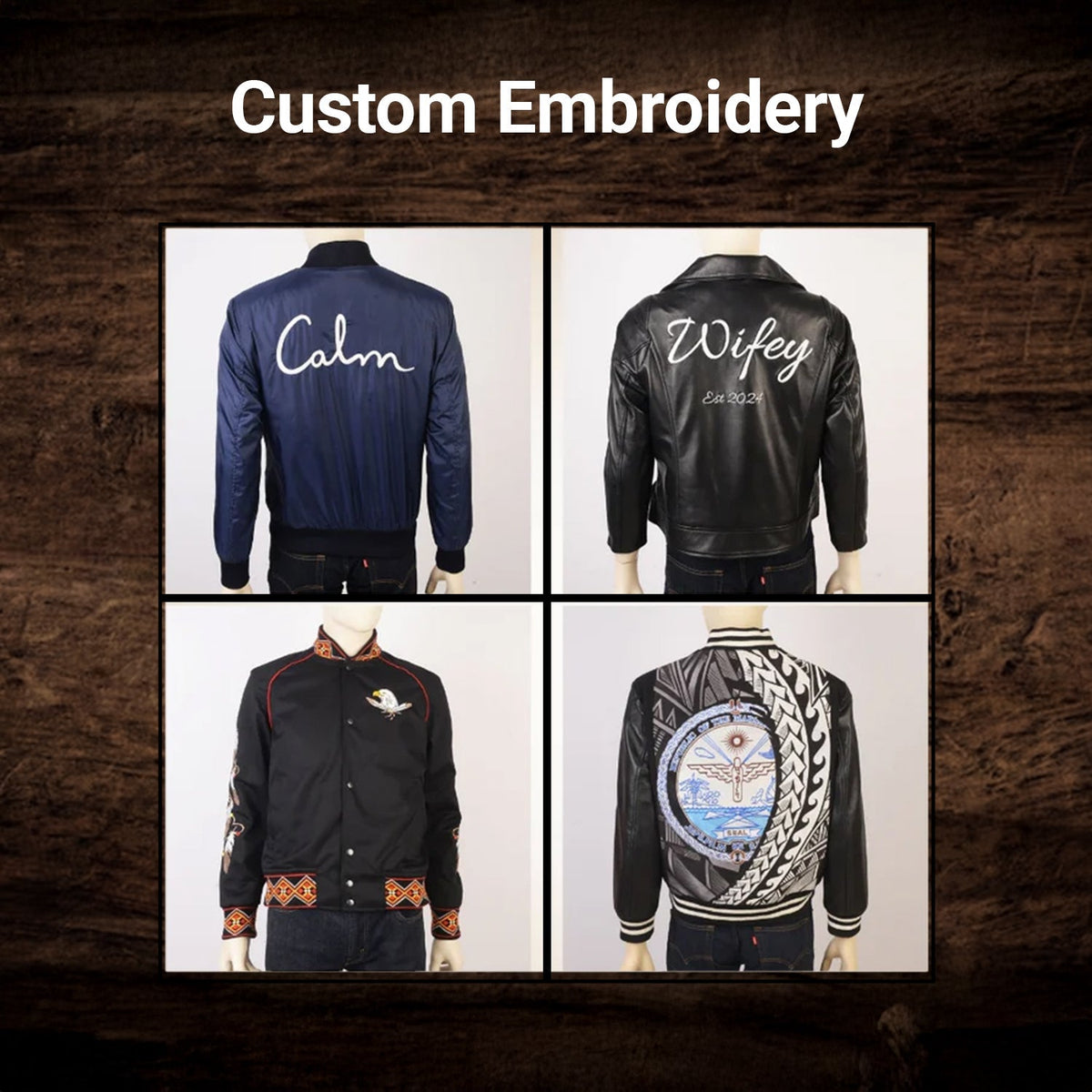 Design Your Own Læderjakke til Kvinder – alternate product view 10