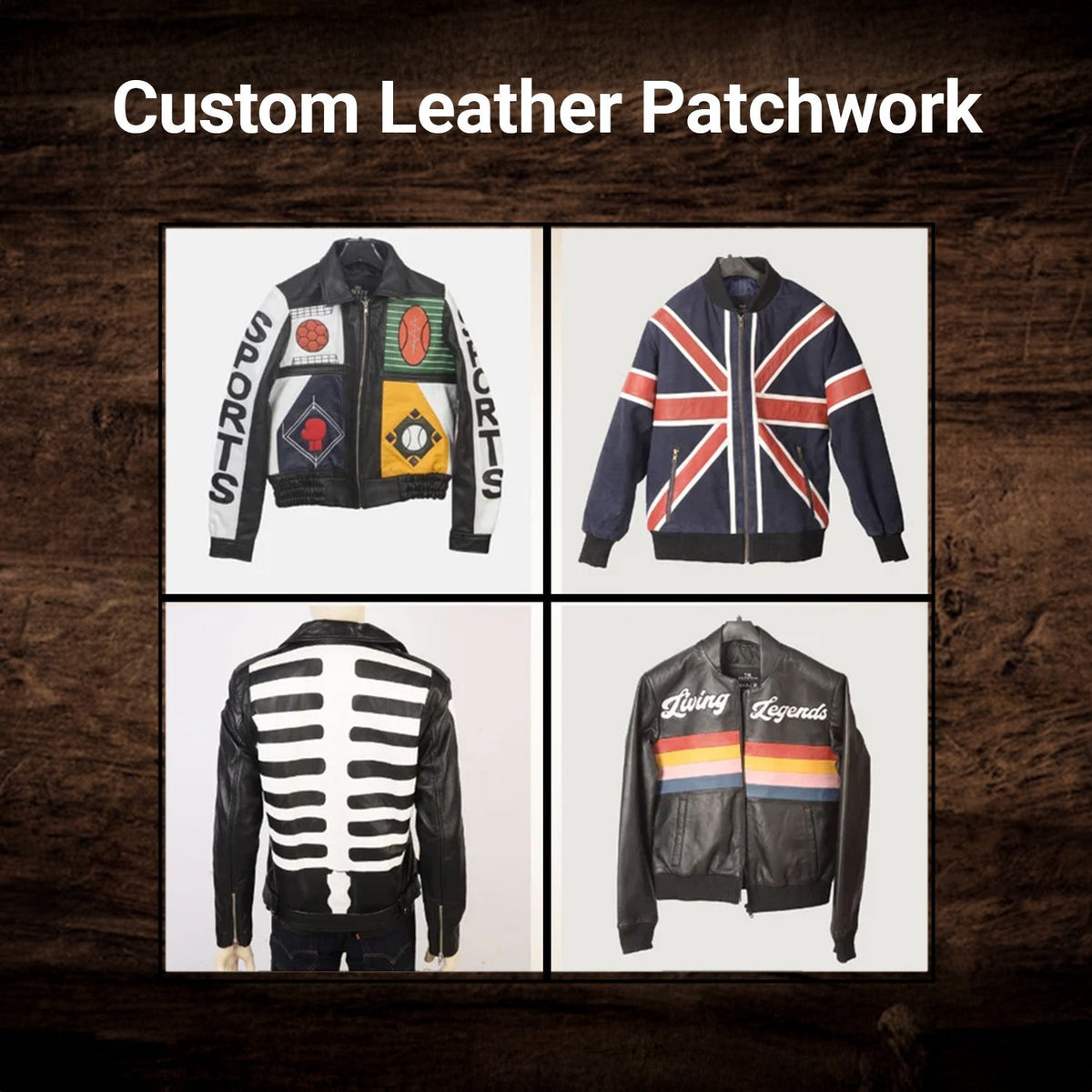 Design Your Own Læderjakke til Kvinder – alternate product view 11