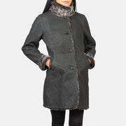 
Erica Shearling Læderfrakke til Damer – alternate product view 6