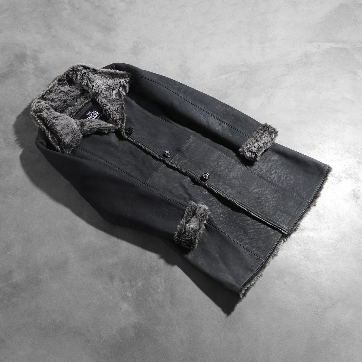 
Erica Shearling Læderfrakke til Damer – alternate product view 8