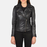 Flashback Læder Bikerjakke til Kvinder – alternate product view 1