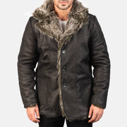 Furlong Coat Beige Leather Coat til Mænd – alternate product view 4
