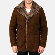 Furlong Coat Beige Leather Coat til Mænd – alternate product view 4