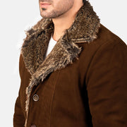 Furlong Coat Beige Leather Coat til Mænd – alternate product view 6