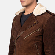 Furton Læder Bikerjakke til Mænd – alternate product view 6