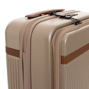 
Tailored Rib Cuffs & Hem Craftsmanship Construction Detail on Hand Luggage Suitcase Front Pocket Zuna til Damer til Damer