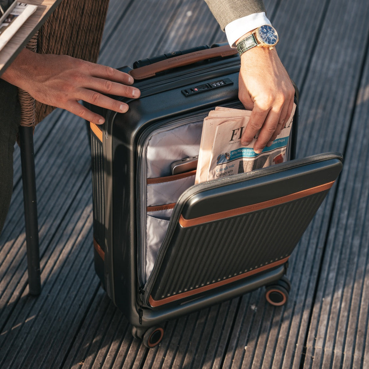 
Hand Luggage Suitcase Front Pocket Zuna til Damer til Damer – alternate product view 3