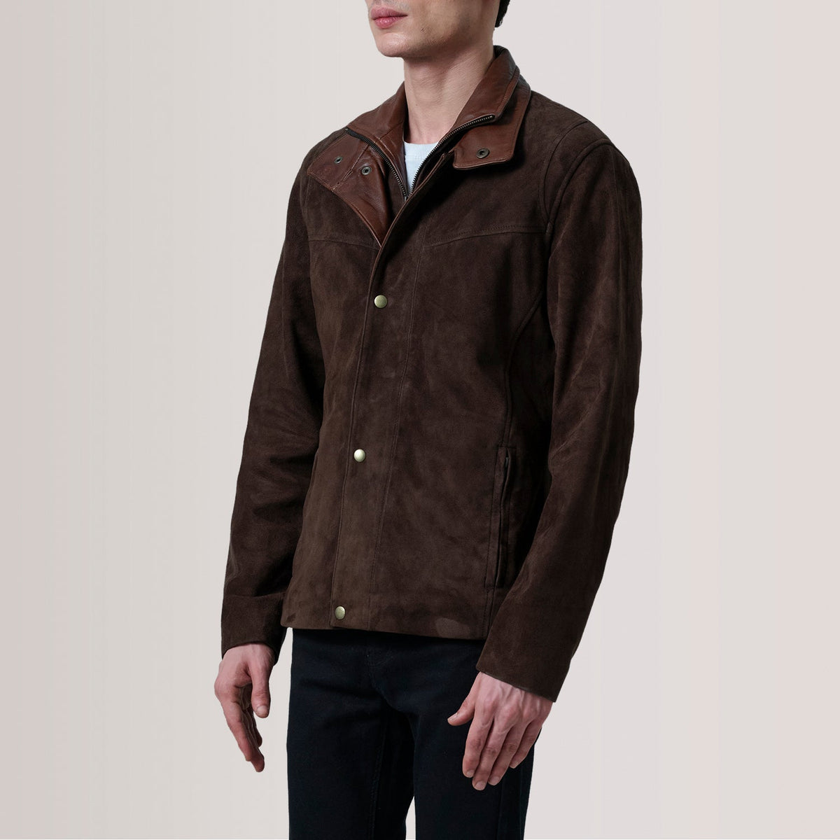 Henrik Læderjakke til Mænd – alternate product view 3