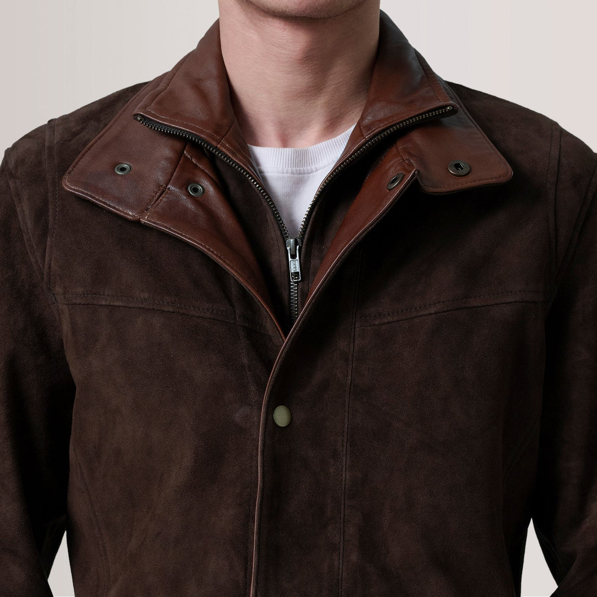 Henrik Læderjakke til Mænd – alternate product view 5