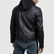 Authentic Cowhide Leather Grain Texture & Heavy-Duty Seam Stitching Detail