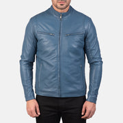 Ionic Læder Bikerjakke til Mænd – alternate product view 4