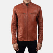 Ionic Læder Bikerjakke til Mænd – alternate product view 1