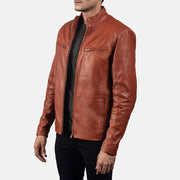 Ionic Læder Bikerjakke til Mænd – alternate product view 2