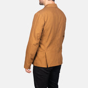 
Authentic Poly-Cotton Grain Texture & Heavy-Duty Seam Stitching Detail