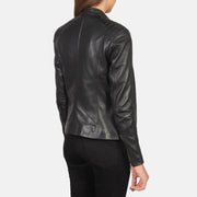 Kelsee Læder Bikerjakke til Kvinder – alternate product view 5
