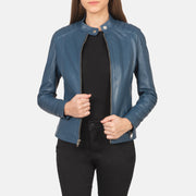 Kelsee Læder Bikerjakke til Kvinder – alternate product view 1