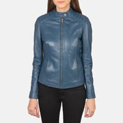 Kelsee Læder Bikerjakke til Kvinder – alternate product view 4