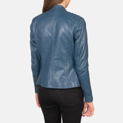 Kelsee Læder Bikerjakke til Kvinder – alternate product view 5