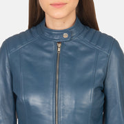 Kelsee Læder Bikerjakke til Kvinder – alternate product view 6