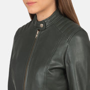 Kelsee Læder Bikerjakke til Kvinder – alternate product view 6