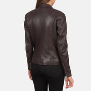 Kelsee Læder Bikerjakke til Kvinder – alternate product view 5