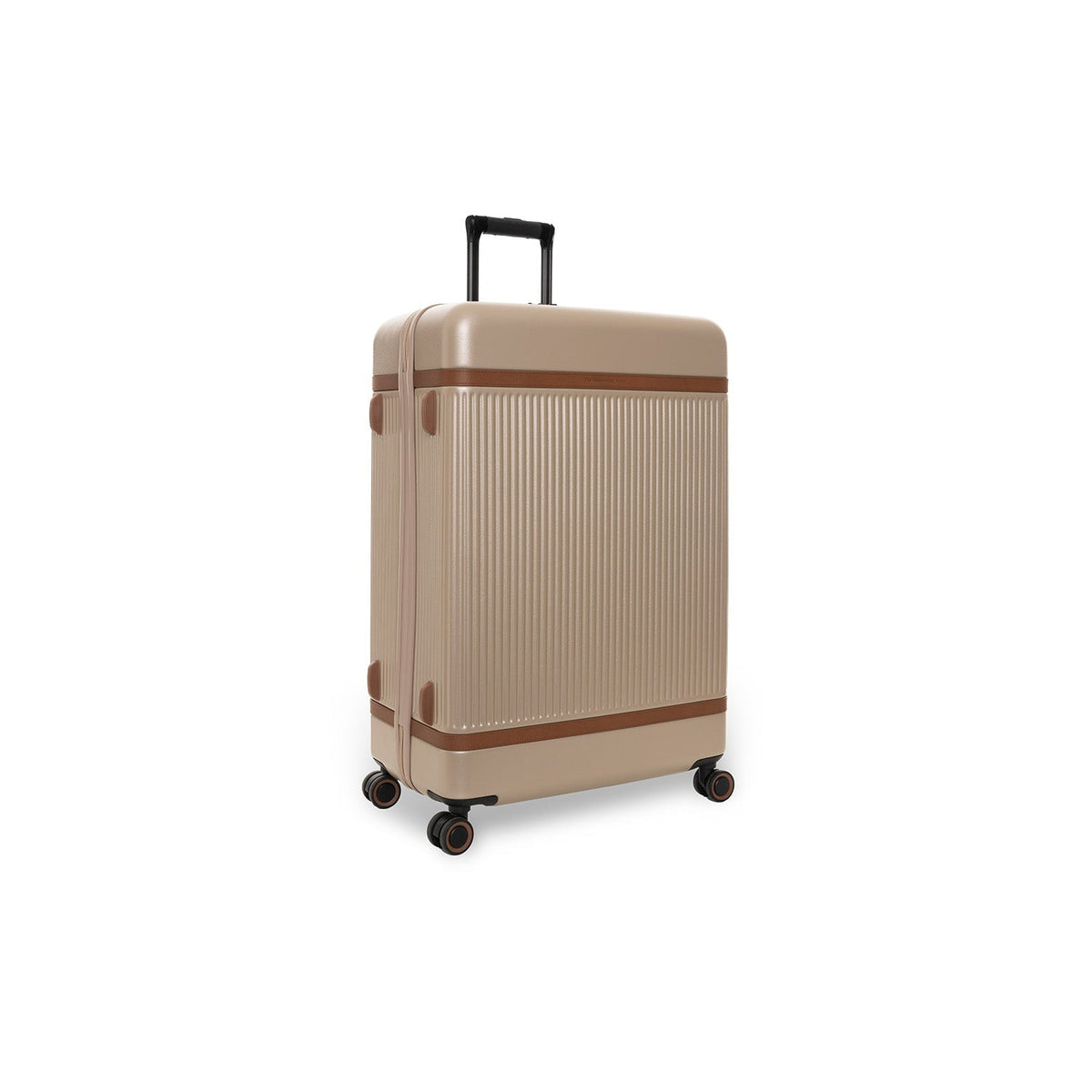 Large Suitcase Zuna til Kvinder in Classic 100% Full-Grain Leather - Front Profile View &amp; Tailored Silhouette | Buy Online