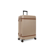 Large Suitcase Zuna til Kvinder in Classic 100% Full-Grain Leather - Front Profile View &amp; Tailored Silhouette | Buy Online