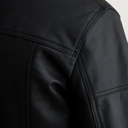 Lavendard Læder Bikerjakke til Mænd – alternate product view 5