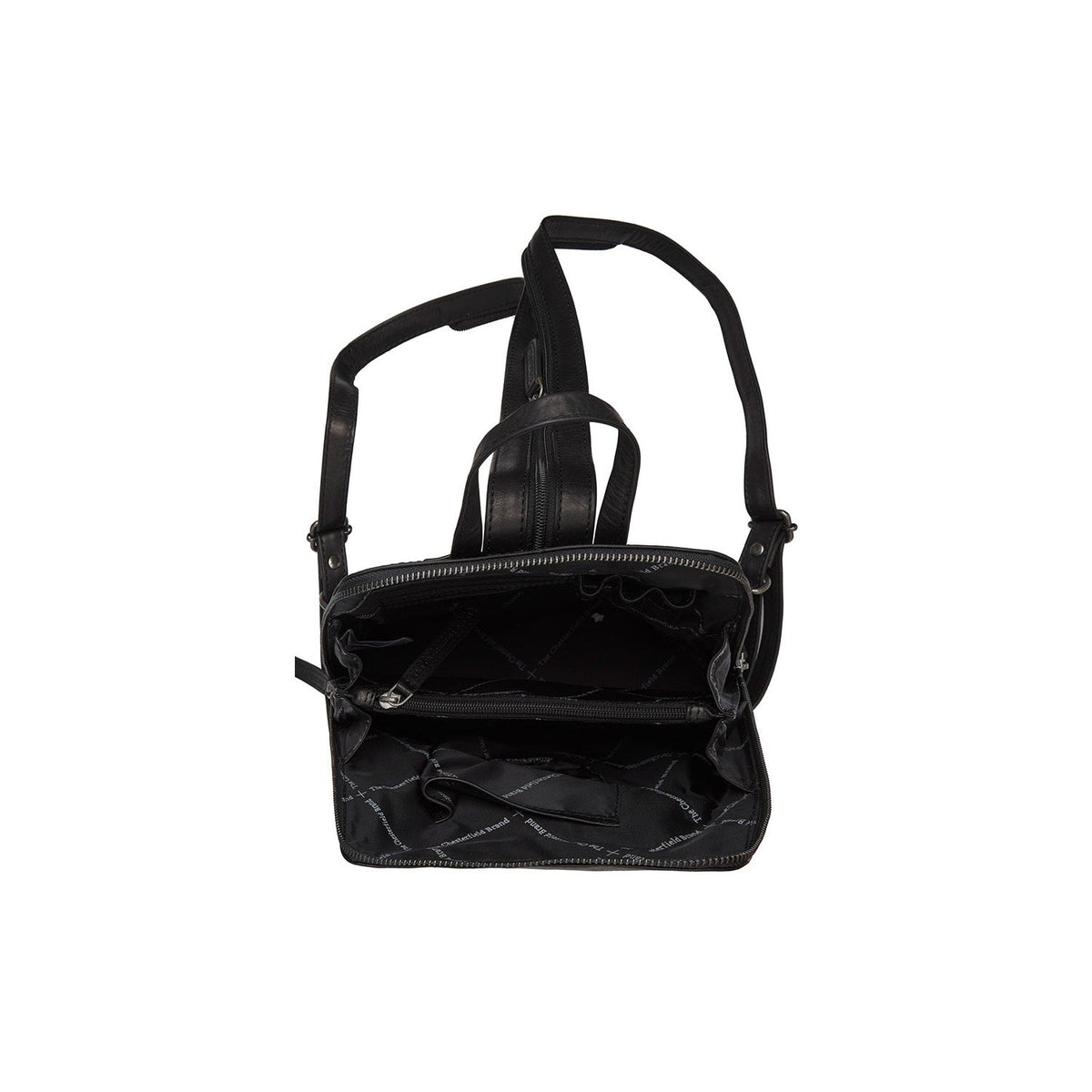 Claire Full-Grain Leather Backpack - Struktureret sideprofil med rummelighed