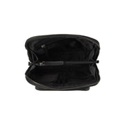 Solid Antique Brass Hardware &amp; Heavy-Duty Dual Zipper Detail on Floran Full-Grain Leather Backpack til Kvinder