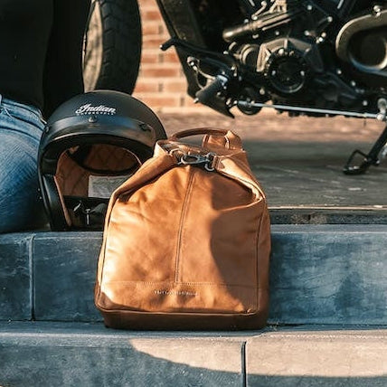 Saar Full-Grain Leather Backpack til Kvinder – alternate product view 2
