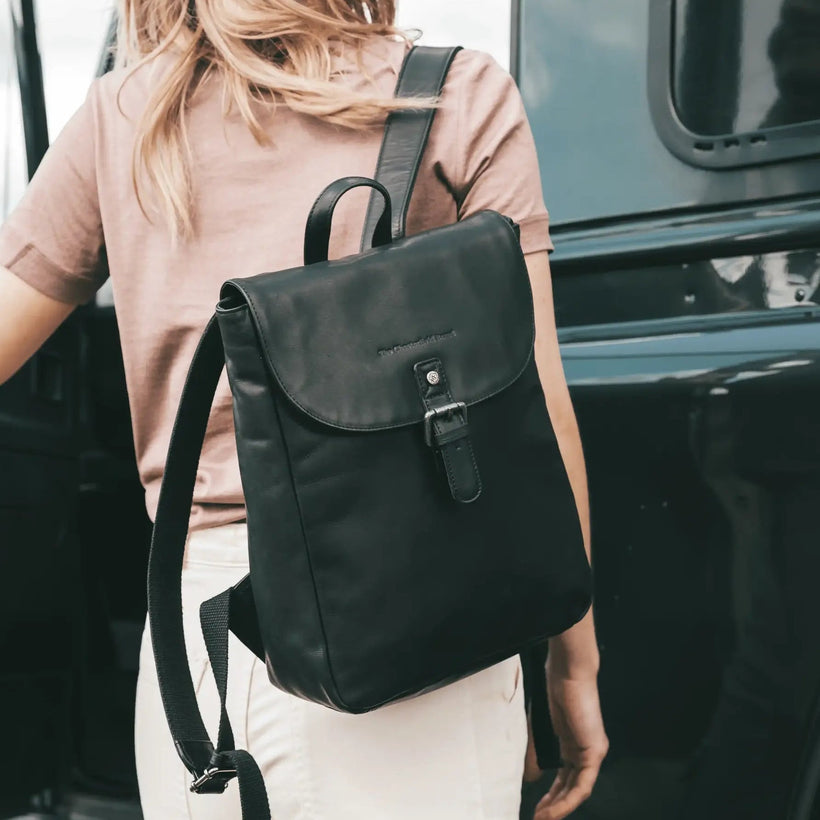 Vermont Full-Grain Leather Backpack til Kvinder