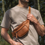 Jack Full-Grain Leather Belt Bag til Kvinder – alternate product view 2