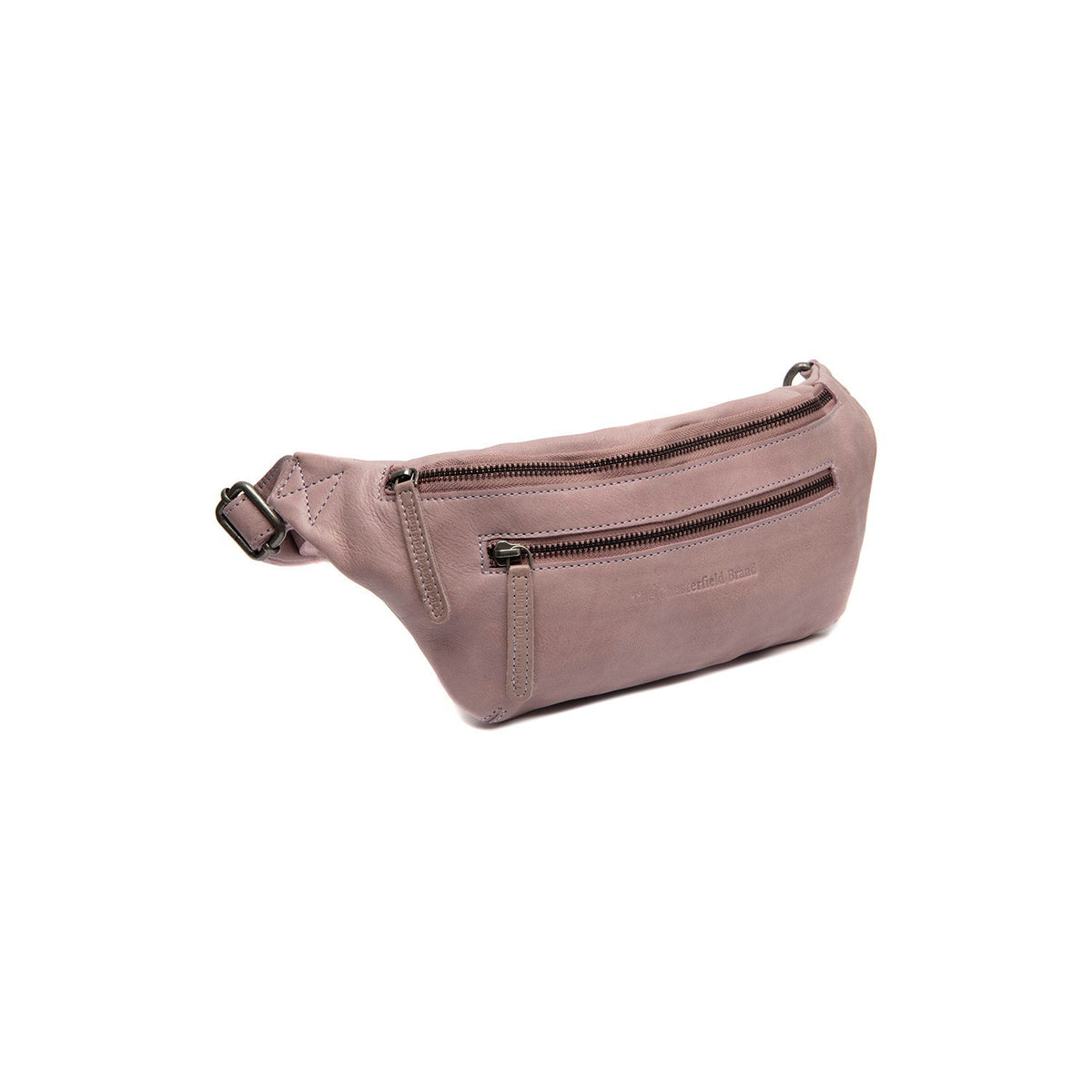 Severo Full-Grain Leather Belt Bag til Kvinder in Classic 100% Full-Grain Leather - Full Exterior Front Profile View | Buy Online
