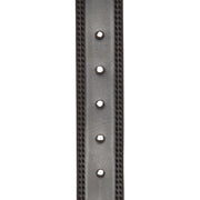 
Solid Antique Brass Hardware & Heavy-Duty Dual Zipper Detail on Manovo Kernelæder Belt til Mænd